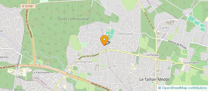 localisation de l'entreprise COLIBRI MULTISERVICES  LE TAILLAN-MEDOC