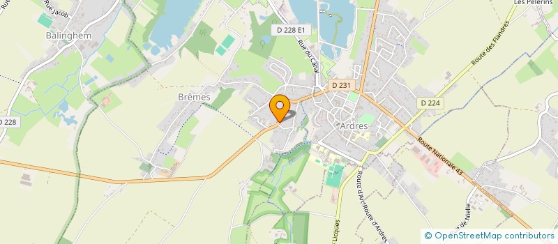 localisation de l'entreprise COLIBRI PARTAGE  BREMES