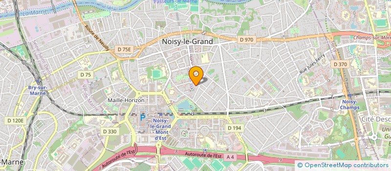 localisation de l'entreprise COLIBRI RAPHAEL  NOISY-LE-GRAND