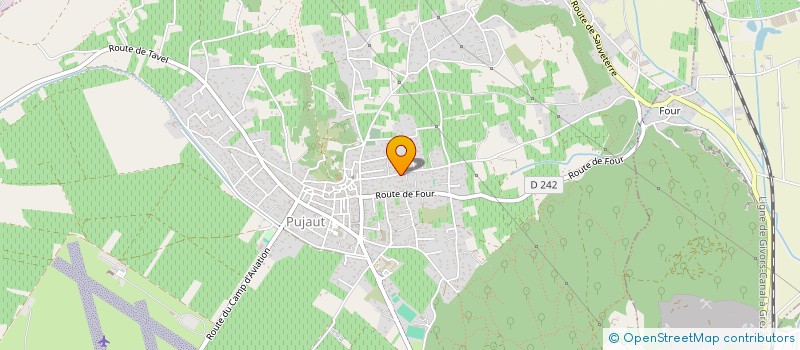 localisation de l'entreprise COLIBRI S.C.I.  PUJAUT