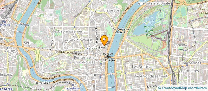 localisation de l'entreprise COLIBRI SARL à LYON