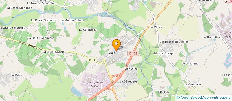 localisation de l'entreprise COLIBRI SARL  PONT-SAINT-MARTIN