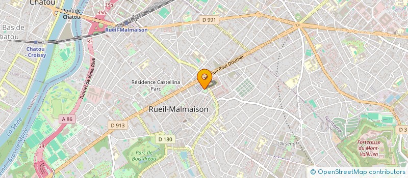 localisation de l'entreprise COLIBRI SERVICES à RUEIL-MALMAISON