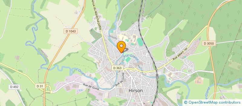 localisation de l'entreprise COLIBRI- TIME TO TALK  HIRSON