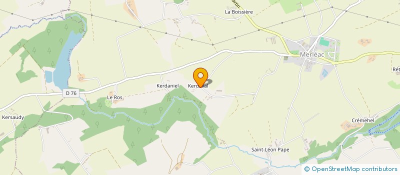 localisation de l'entreprise COLIBRI TOURISME  MERLEAC