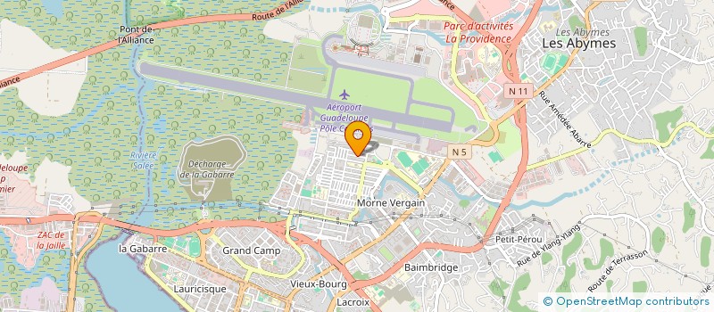 localisation de l'entreprise COLIBRI TRAITEUR à LES ABYMES