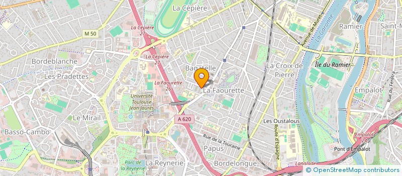 localisation de l'entreprise COLIBRI TRAVEL à TOULOUSE