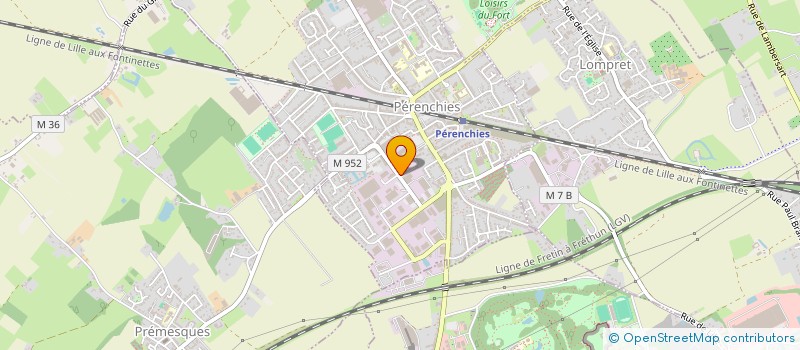 localisation de l'entreprise COLIBRI UNIVERS  PERENCHIES