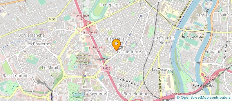 localisation de l'entreprise COLIBRI VOYAGES  TOULOUSE
