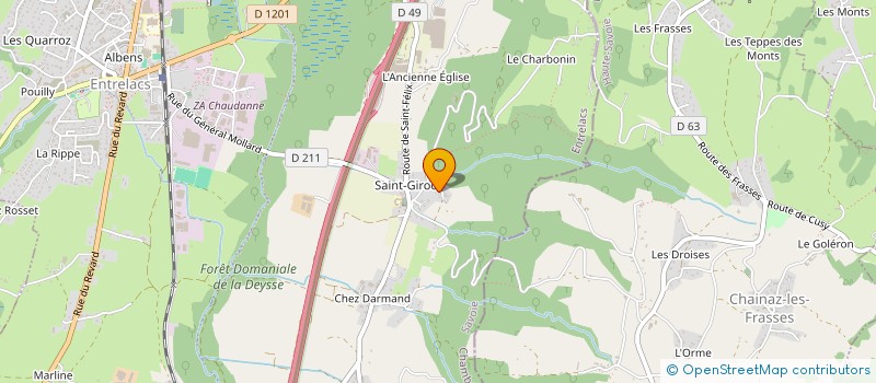 localisation de l'entreprise COLIBRI WR  ENTRELACS