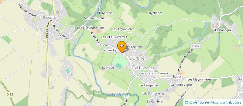 localisation de l'entreprise COLIBRIFLM  L'ORBRIE