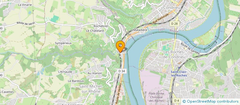 localisation de l'entreprise COLIBRIM  VERIN