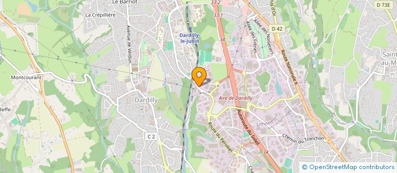 localisation de l'entreprise COLIBRIS  DARDILLY