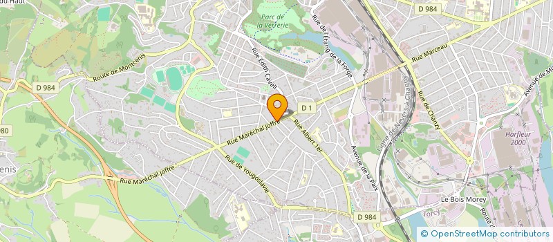localisation de l'entreprise COLIBRIS à LE CREUSOT
