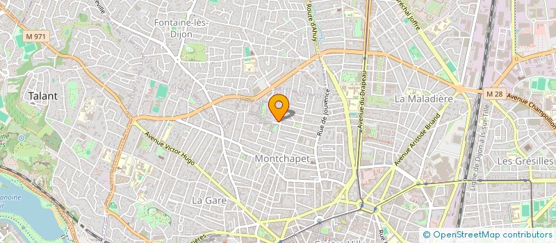 localisation de l'entreprise COLIBRIS à DIJON