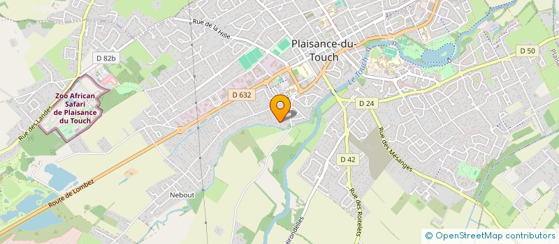 localisation de l'entreprise COLIBRIS  PLAISANCE-DU-TOUCH