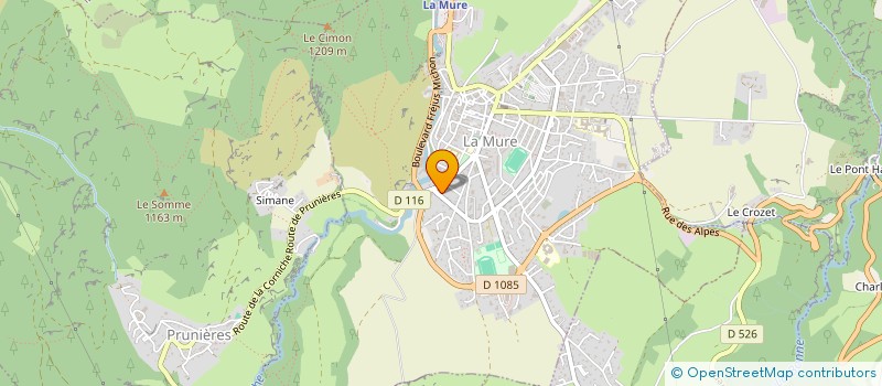 localisation de l'entreprise COLIBRIS  LA MURE