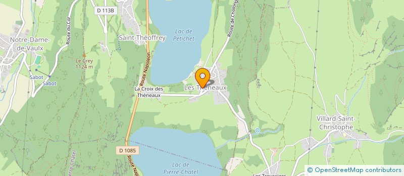 localisation de l'entreprise COLIBRIS CONSEILS  SAINT-THEOFFREY