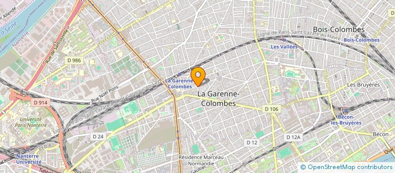 localisation de l'entreprise COLIBRIS IMAGES ET LETTRES à LA GARENNE-COLOMBES