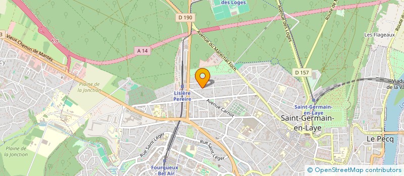 localisation de l'entreprise COLIBRIS POUR L'UKRAINE à SAINT-GERMAIN-EN-LAYE