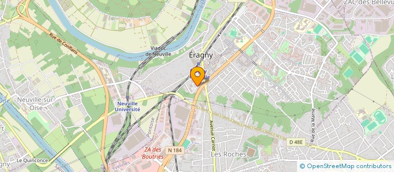 localisation de l'entreprise COLIBRIS PROJETS  ERAGNY