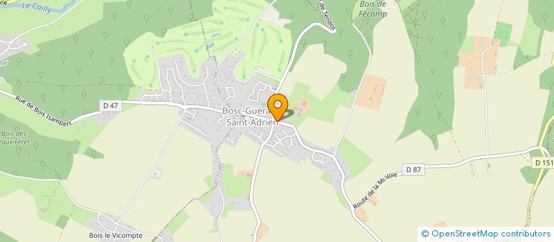 localisation de l'entreprise COLIBRUIT ACOUSTIQUE  BOSC-GUERARD-SAINT-ADRIEN