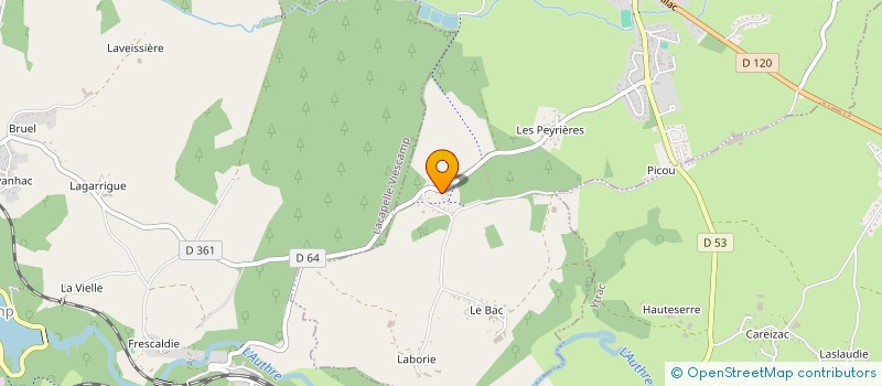 localisation de l'entreprise COLIBRY 15 à SAINT-PAUL-DES-LANDES