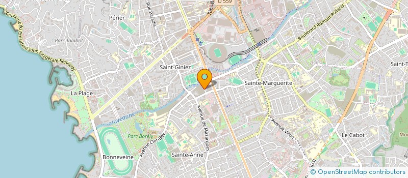 localisation de l'entreprise COLIBRY à MARSEILLE 8EME