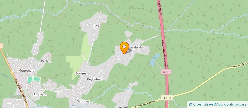 localisation de l'entreprise COLIBRY  BIGANOS