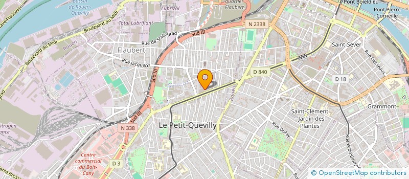 localisation de l'entreprise COLICOURSE à LE PETIT-QUEVILLY