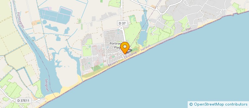 localisation de l'entreprise COLIDOC à PORTIRAGNES