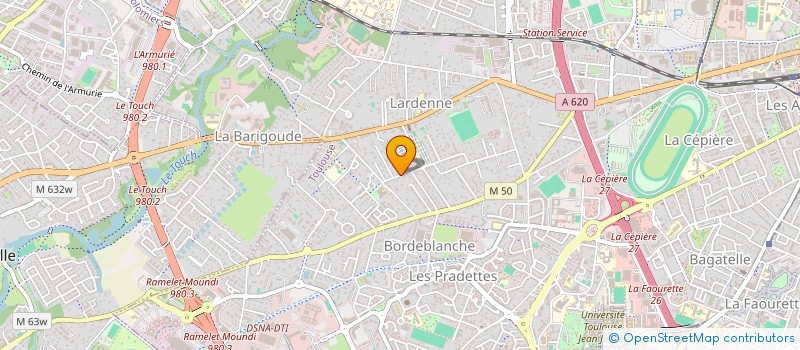 localisation de l'entreprise COLIEGE METALCO EMBALLAGES à TOULOUSE