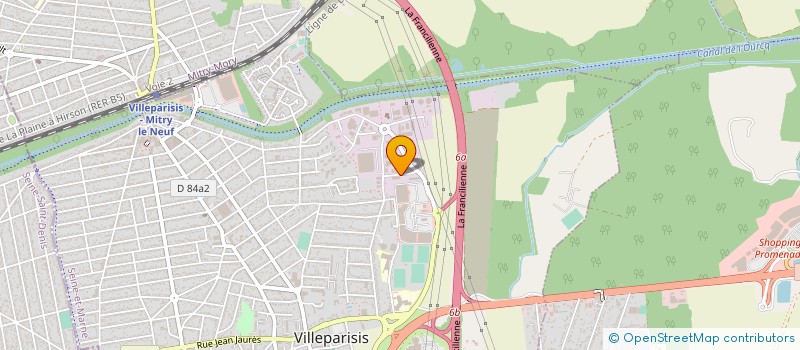localisation de l'entreprise COLIFRANCE à VILLEPARISIS