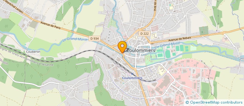 localisation de l'entreprise COLIFRUITS à COULOMMIERS