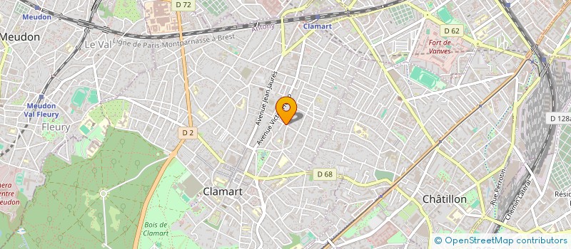 localisation de l'entreprise COLIGIER à CLAMART