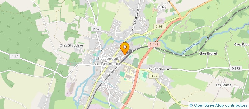 localisation de l'entreprise COLIMACON à CHASSENEUIL-SUR-BONNIEURE