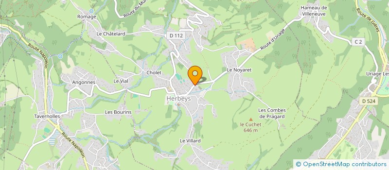 localisation de l'entreprise COLIMACON & CIE  HERBEYS