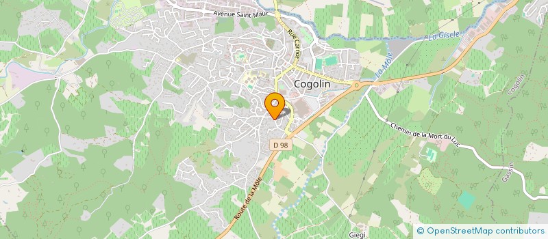 localisation de l'entreprise COLIMMO à GRIMAUD