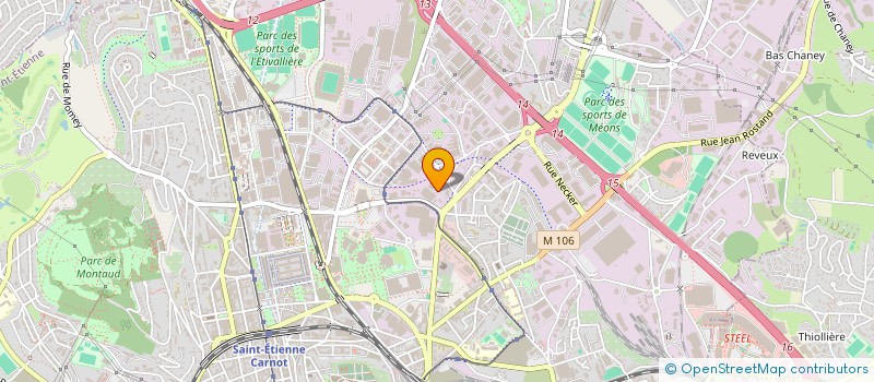 localisation de l'entreprise COLIMMO  SAINT-ETIENNE