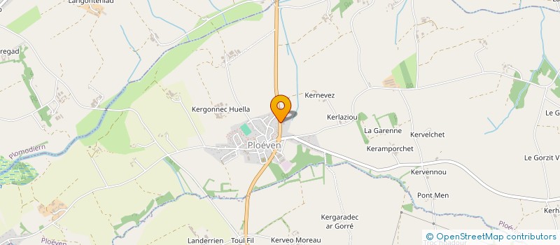 localisation de l'entreprise COLIN à PLOEVEN