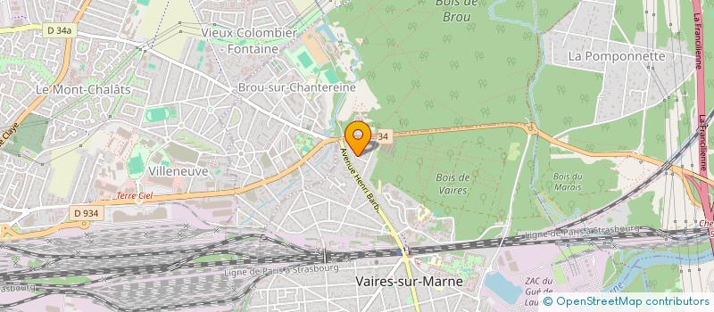 localisation de l'entreprise COLIN  VAIRES-SUR-MARNE