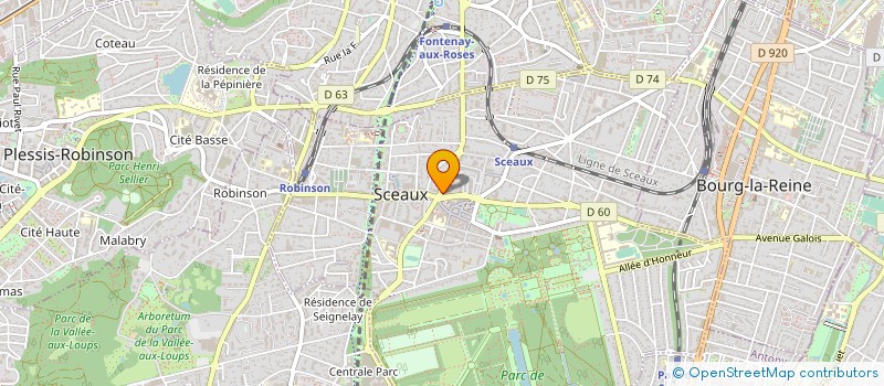 localisation de l'entreprise COLIN AUTOMOBILES SAS à SCEAUX