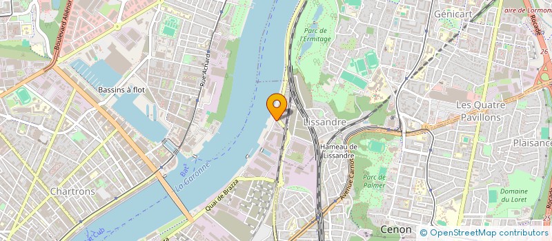 localisation de l'entreprise COLIN BARBE  BORDEAUX