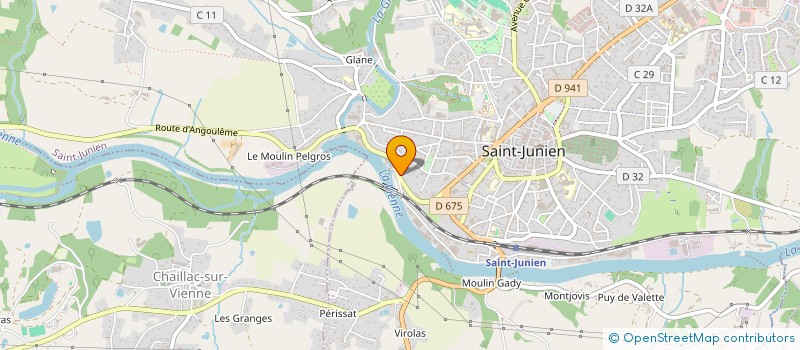 localisation de l'entreprise COLIN CONCEPT AMENAGEMENT à SAINT-JUNIEN