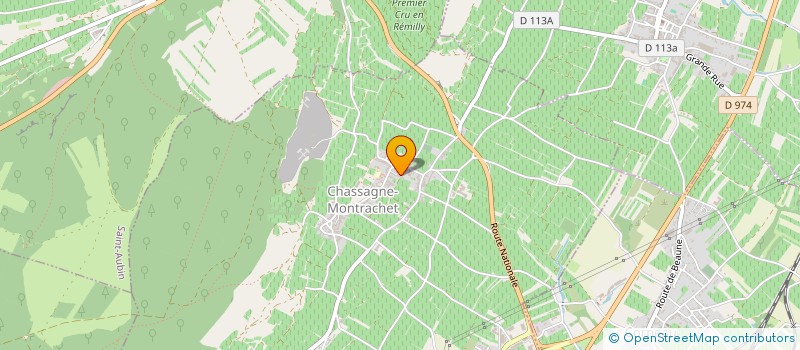 localisation de l'entreprise COLIN DELEGER MICHEL  CHASSAGNE-MONTRACHET