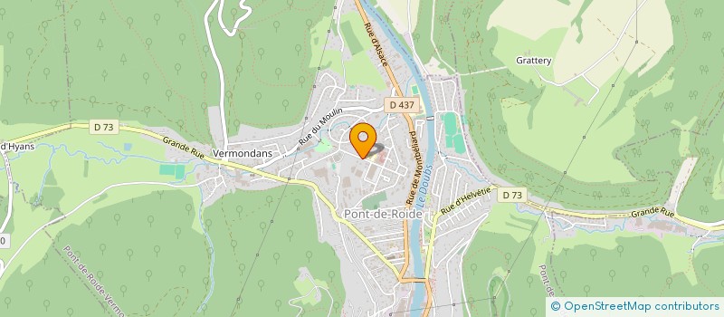 localisation de l'entreprise COLIN FILLE & PERE  PONT-DE-ROIDE-VERMONDANS