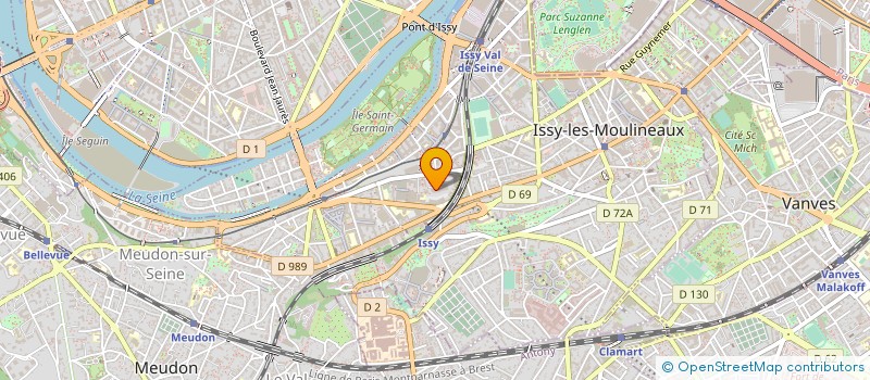 localisation de l'entreprise COLIN GUITTARD NAZARET à ISSY-LES-MOULINEAUX