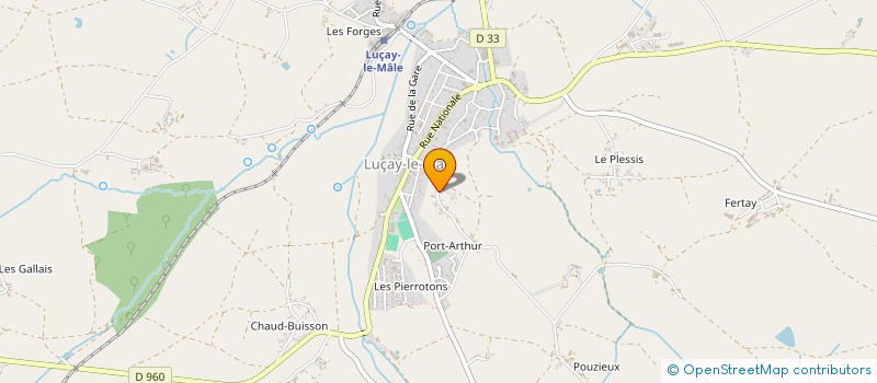 localisation de l'entreprise COLIN IMMOBILIER à LUCAY-LE-MALE