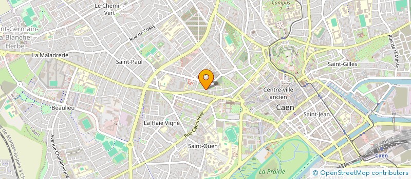 localisation de l'entreprise COLIN MASSIN 5 à CAEN