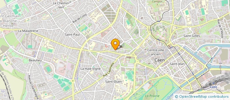 localisation de l'entreprise COLIN MASSIN 6 à CAEN